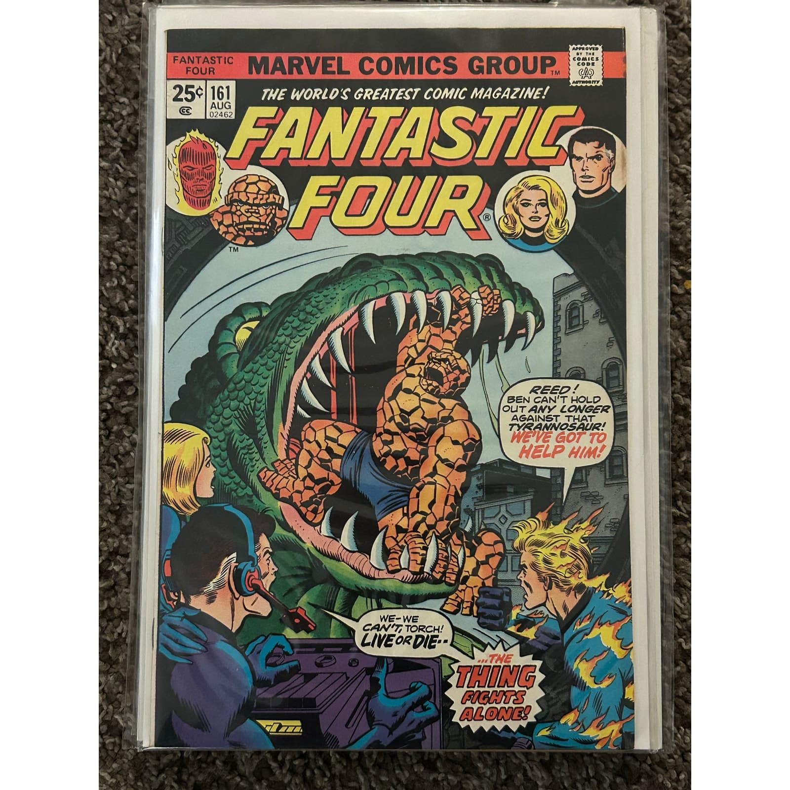 Fantastic Four Vol. 1 #126, 131, 161, 163, 164 (1971 Marvel) Lot of 5 - 2 KEYS - Thumbnail 5