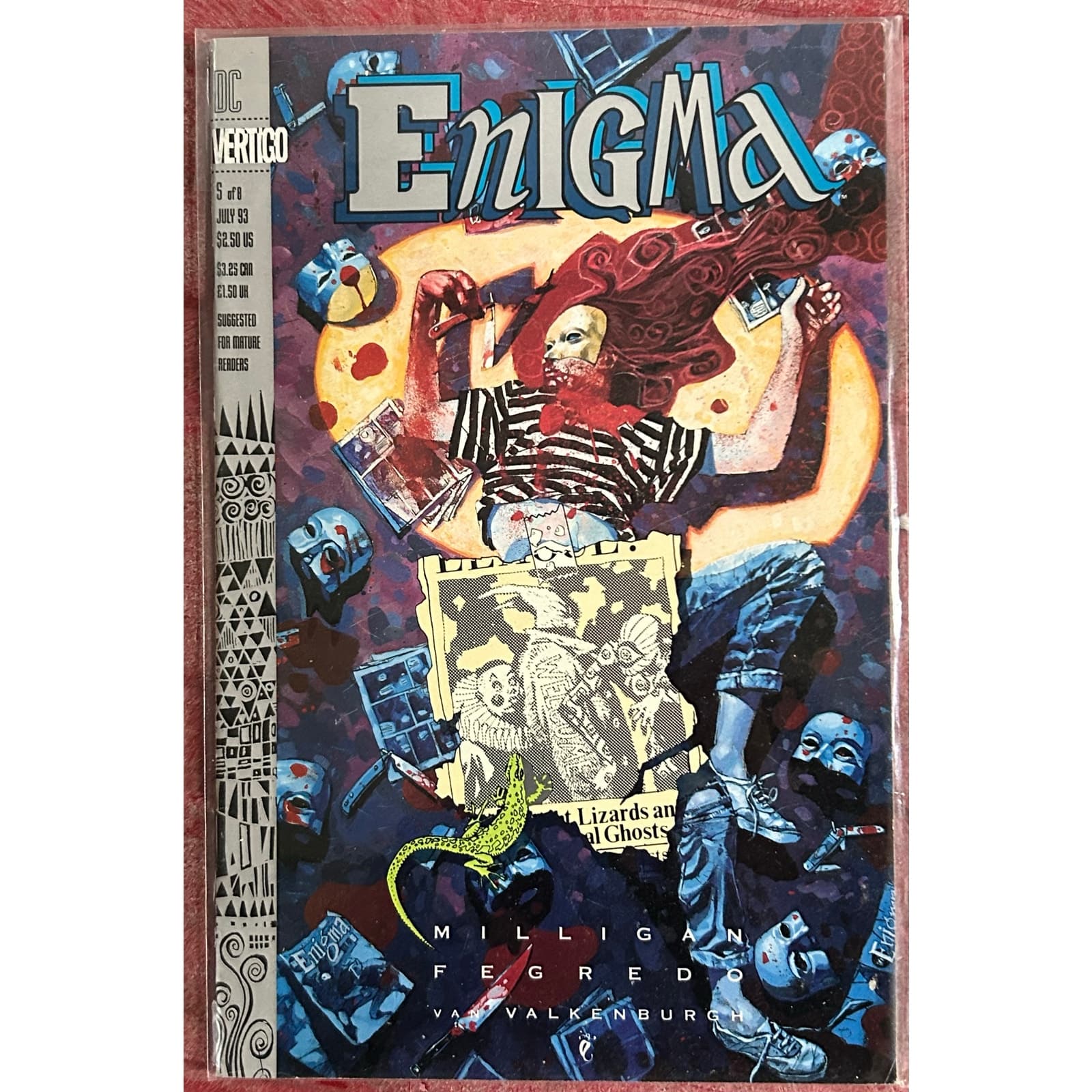 Enigma #1, 2, 3, 4, 5 (1993 DC/Vertigo) Lot of 5 - Thumbnail 6