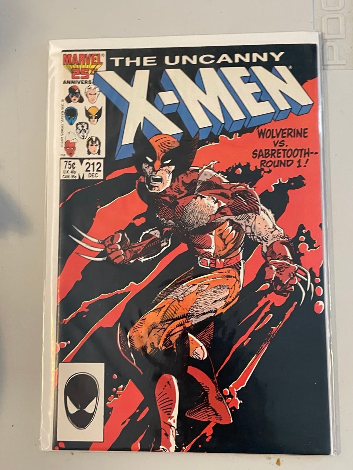 Lot of 3 Uncanny X-Men #210, 212, 213 (1988 Marvel) - Thumbnail 3