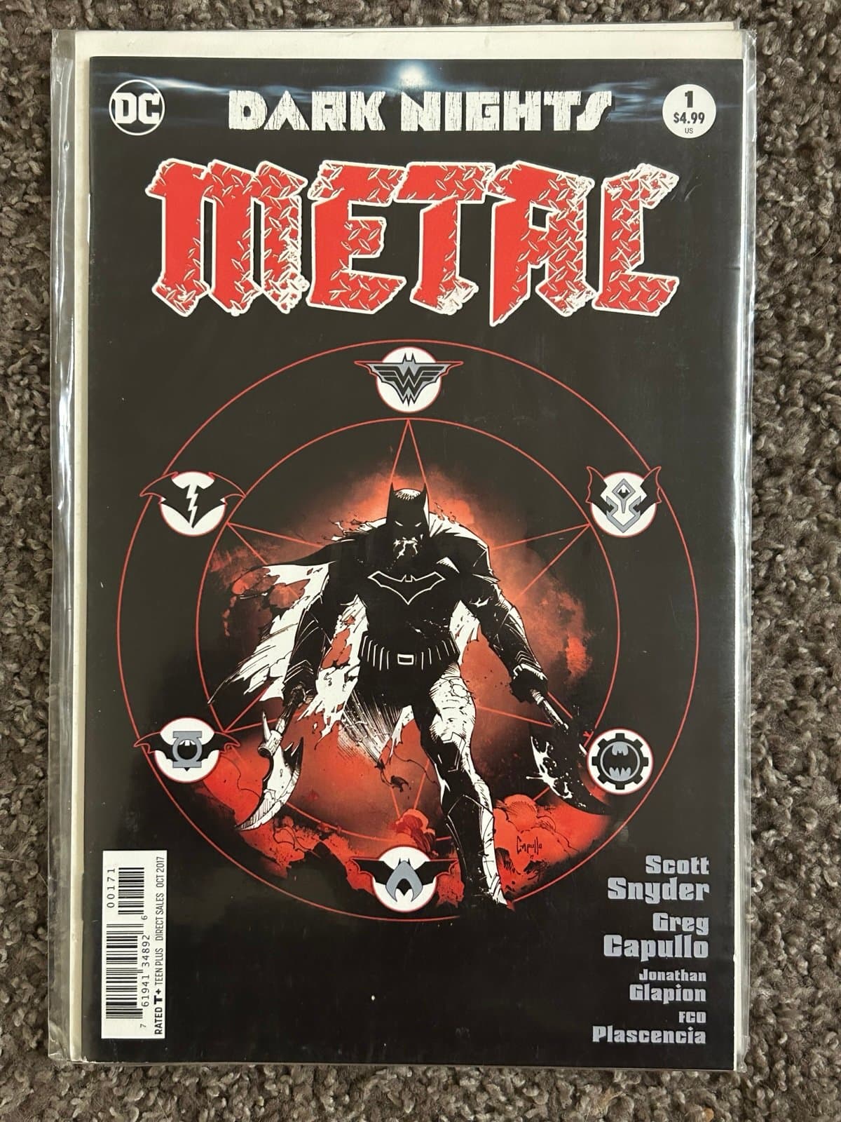 Dark Night Metal #1, 1 LTD, 4, 5 (2017 DC) Lot of 4 - Thumbnail 2