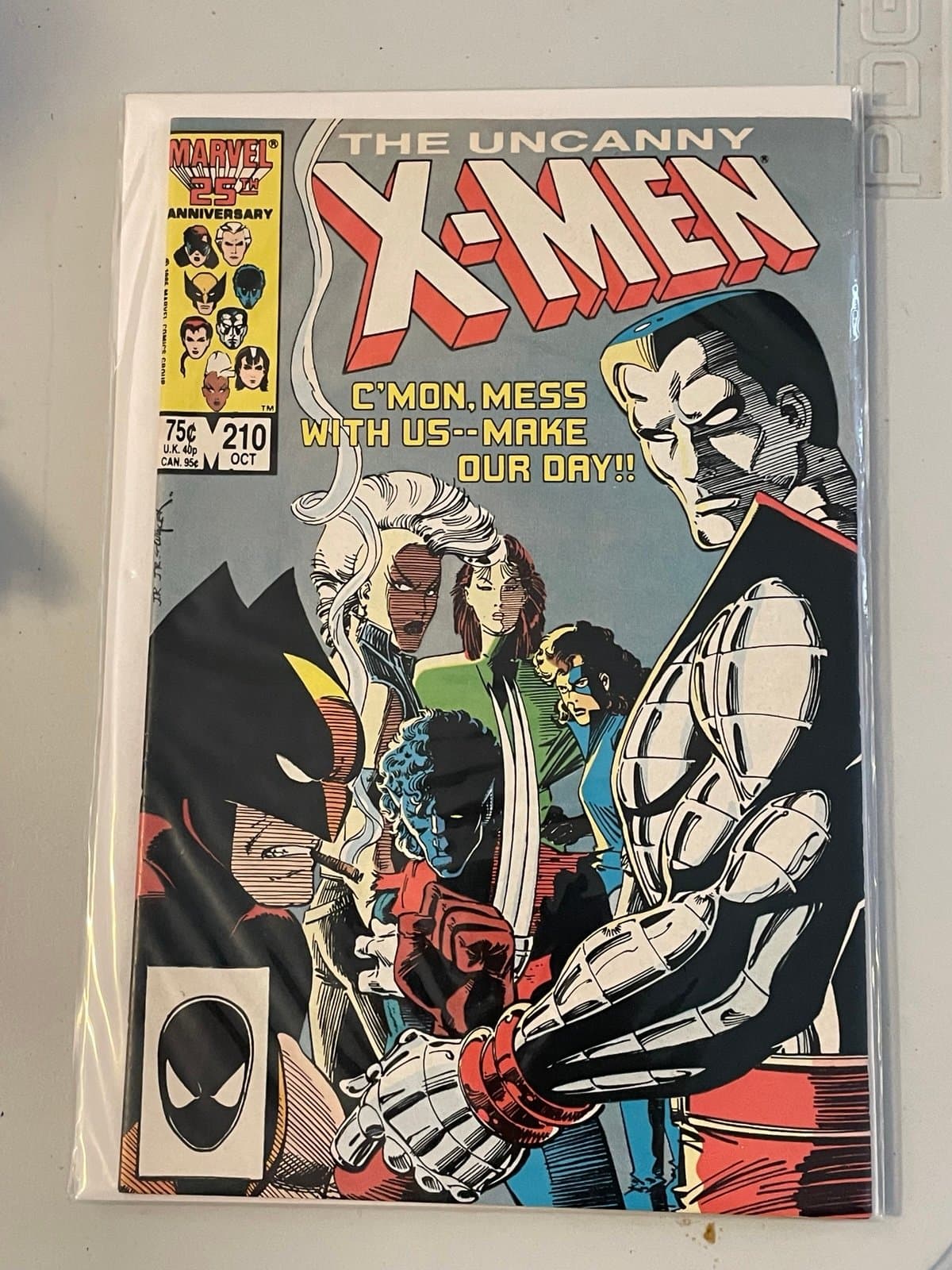 Lot of 3 Uncanny X-Men #210, 212, 213 (1988 Marvel) - Thumbnail 2