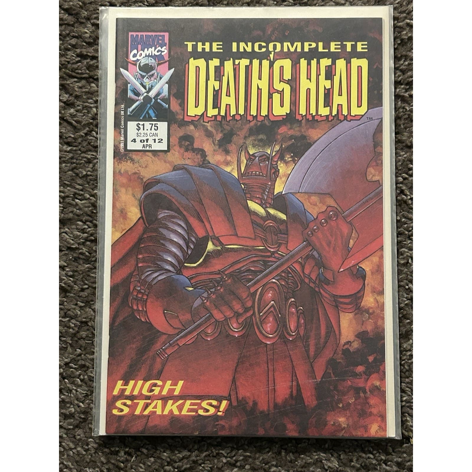 Incomplete Death's Head 1 - 7 (1993 Marvel UK) 12 ISSUE MINI SERIES - LOT OF 7 - Thumbnail 5