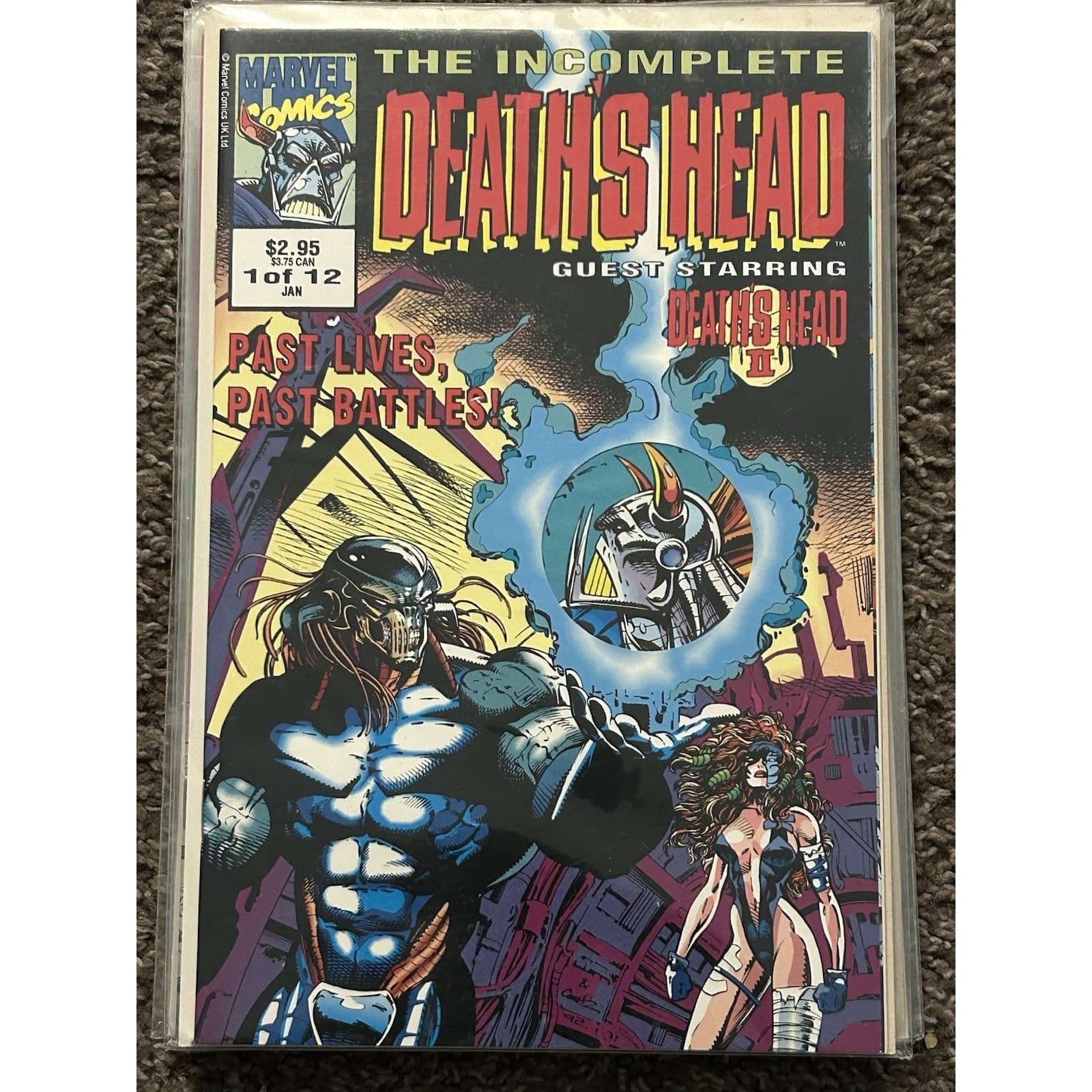 Incomplete Death's Head 1 - 7 (1993 Marvel UK) 12 ISSUE MINI SERIES - LOT OF 7 - Thumbnail 2