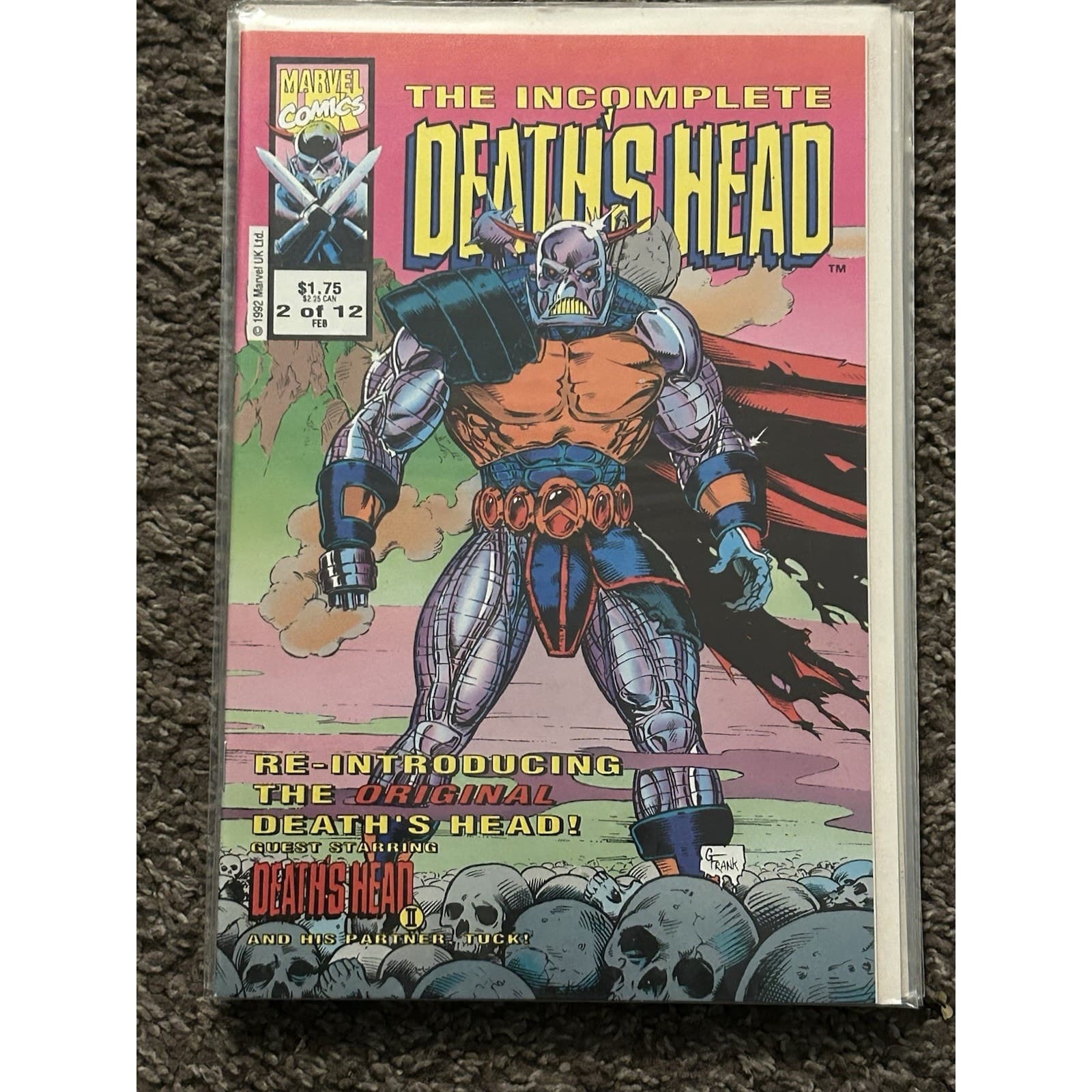 Incomplete Death's Head 1 - 7 (1993 Marvel UK) 12 ISSUE MINI SERIES - LOT OF 7 - Thumbnail 3