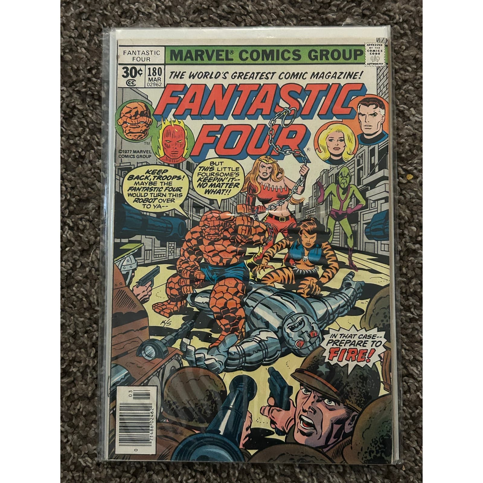 Fantastic Four Vol. 1 #177, 180, 187 (1976 Marvel) Lot of 3 - 1 KEY - Thumbnail 3