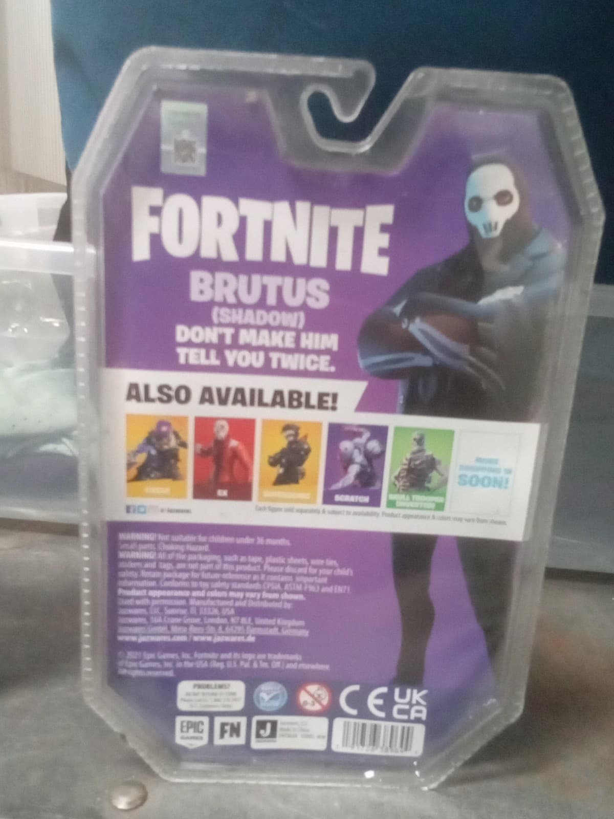 Brutus (Shadow) New Unopened Fortnite Action Figure Solo Mode Epic Games 4" - Thumbnail 2