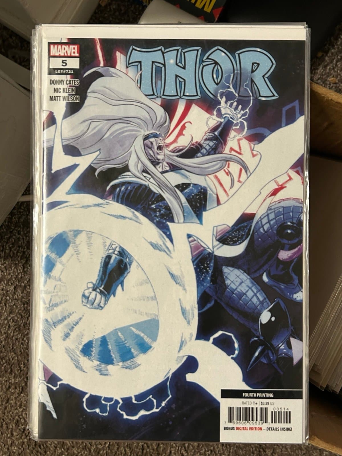 Thor Vol. 6 #5 4th Print, 6V, 7 (2020 Marvel) Lot of 3 - Thumbnail 2