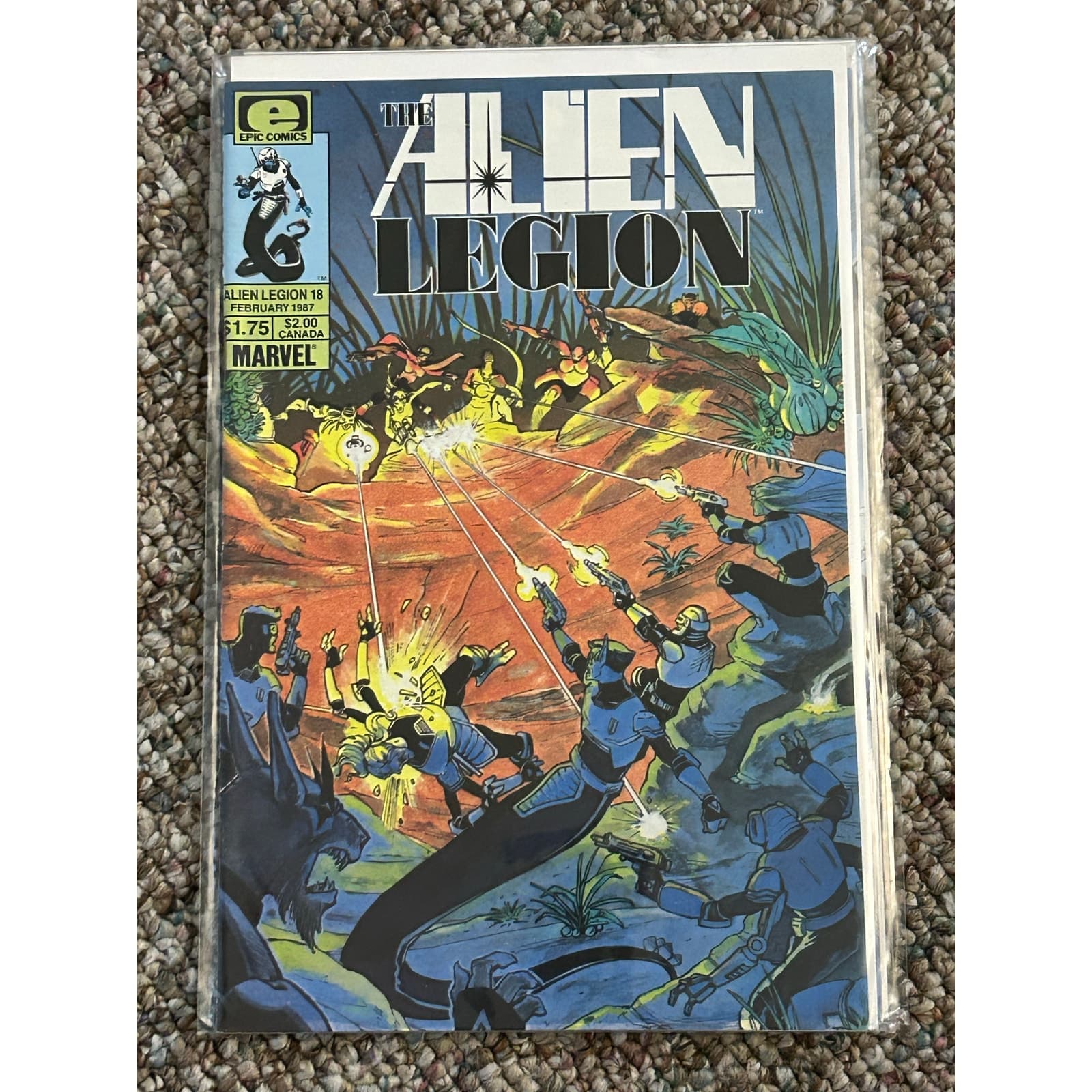 Alien Legion #15, 16, 18, 19 (1986 Epic Comics) Lot of 4 - Thumbnail 4