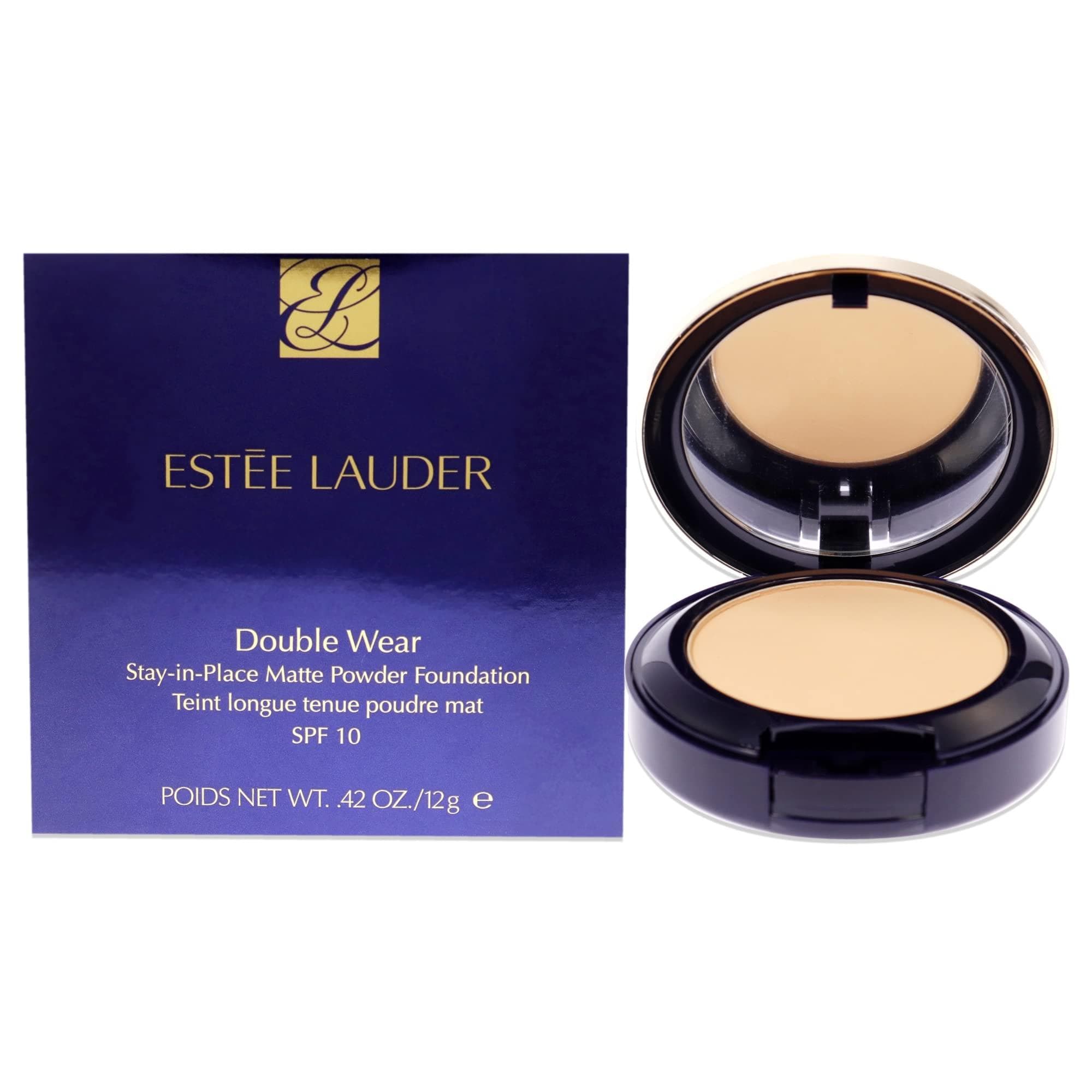 Estée Lauder Double Wear Stay-in-Place Matte Powder Foundation (0.4 Oz.) - 3W1 Tawny - Thumbnail 6