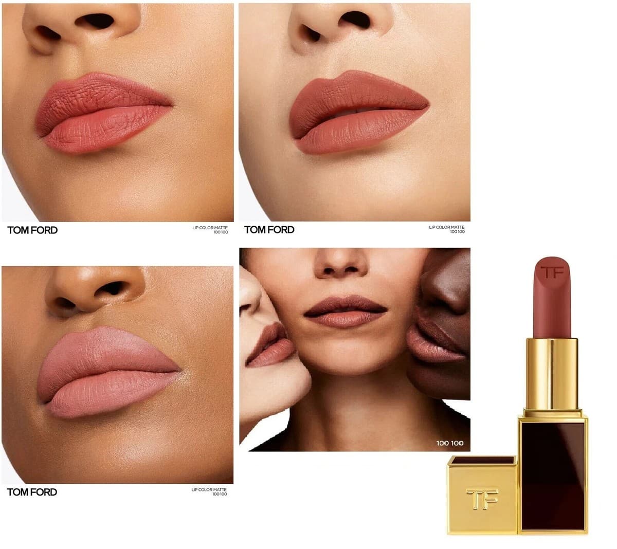 Tom Ford Lip Color Matte Lipstick - 100 100 - Thumbnail 3
