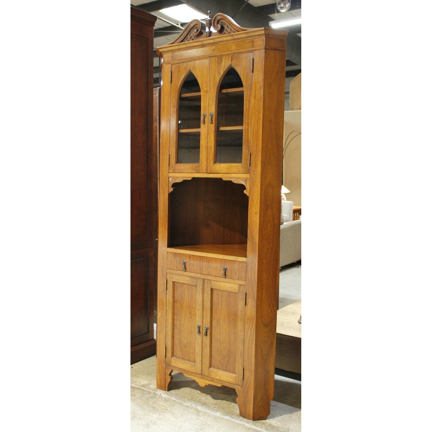 Mahogany Corner Cabinet - Thumbnail 4