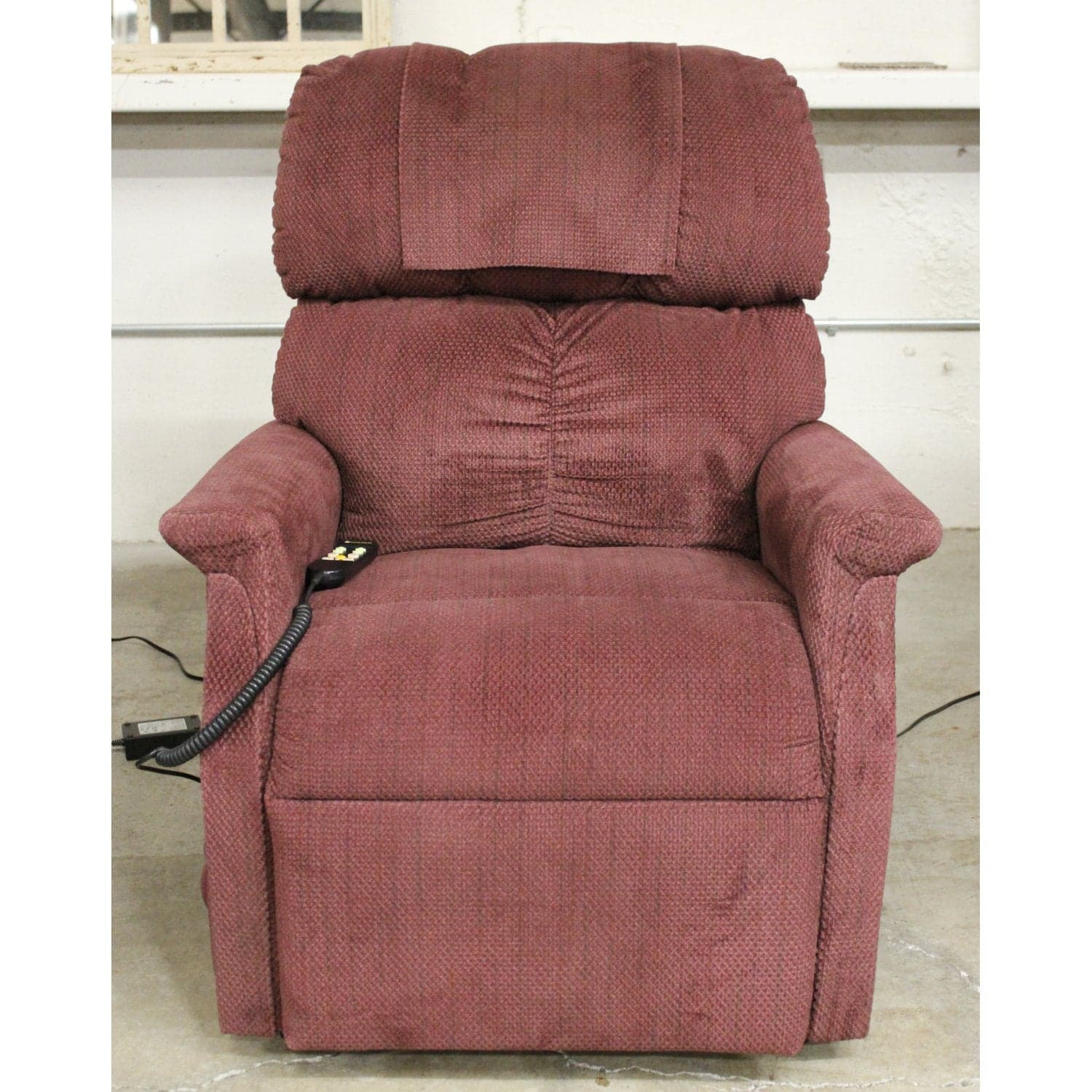 Golden Technologies Infinite Position Cranberry Power Lift Recliner - Cranberry - Thumbnail 3