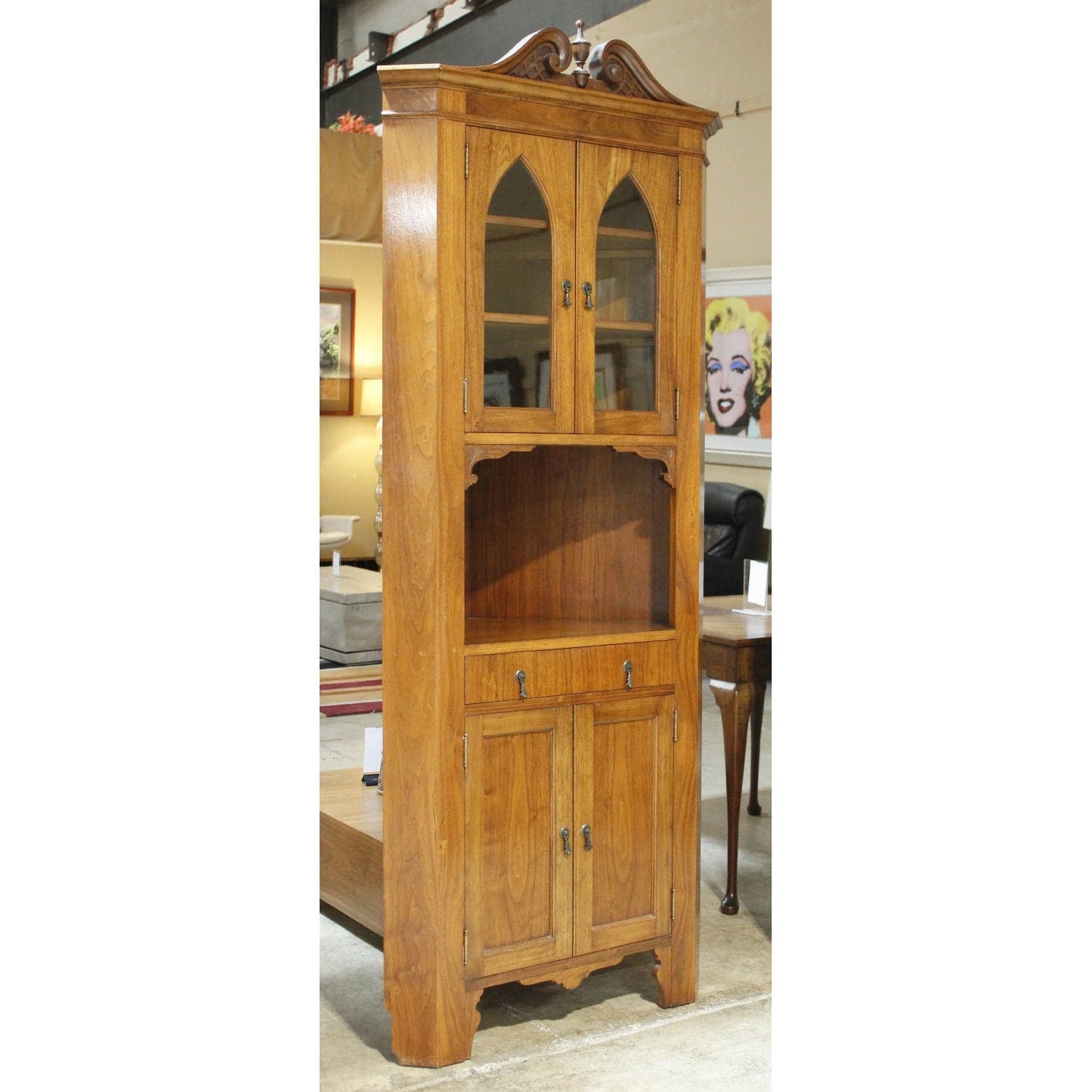 Mahogany Corner Cabinet - Thumbnail 2