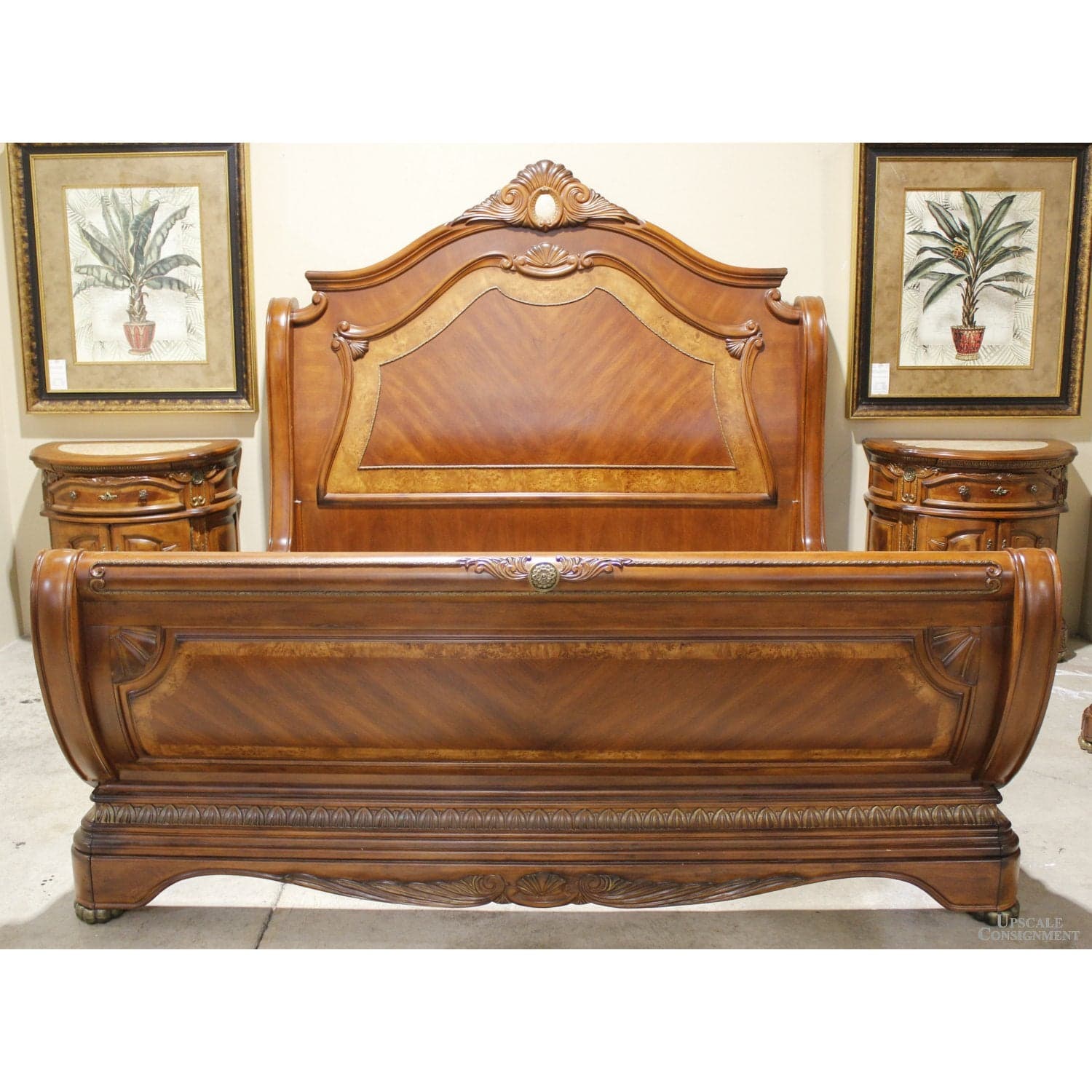 AICO 'Michael Amini' 5 Pc. Standard King Size Bedroom Set - Thumbnail 2