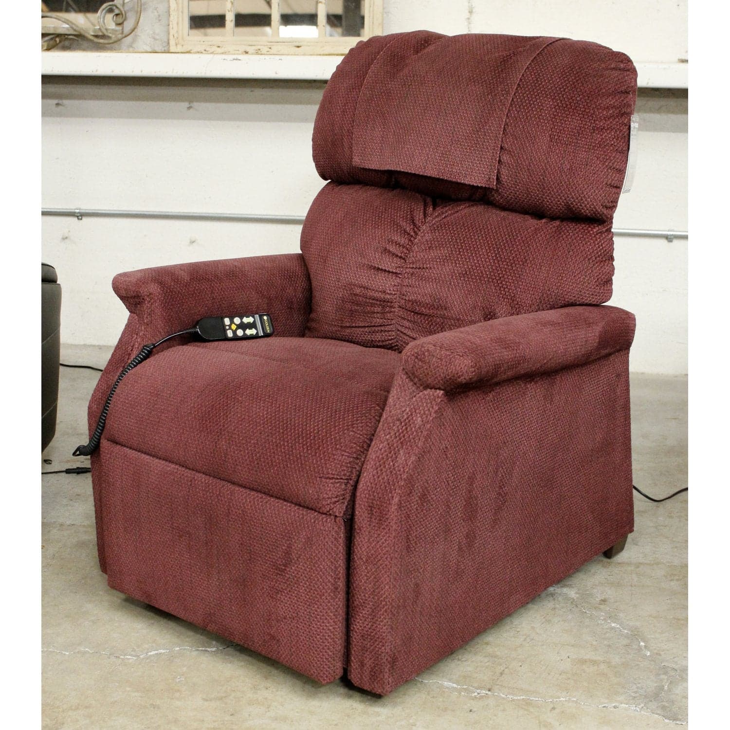 Golden Technologies Infinite Position Cranberry Power Lift Recliner - Cranberry - Thumbnail 5