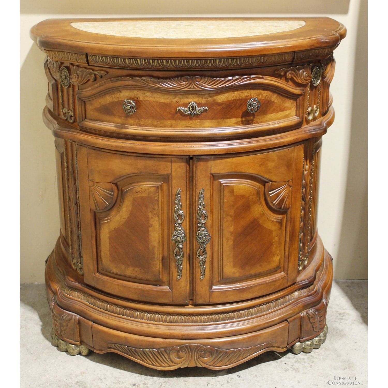 AICO 'Michael Amini' 5 Pc. Standard King Size Bedroom Set - Thumbnail 3