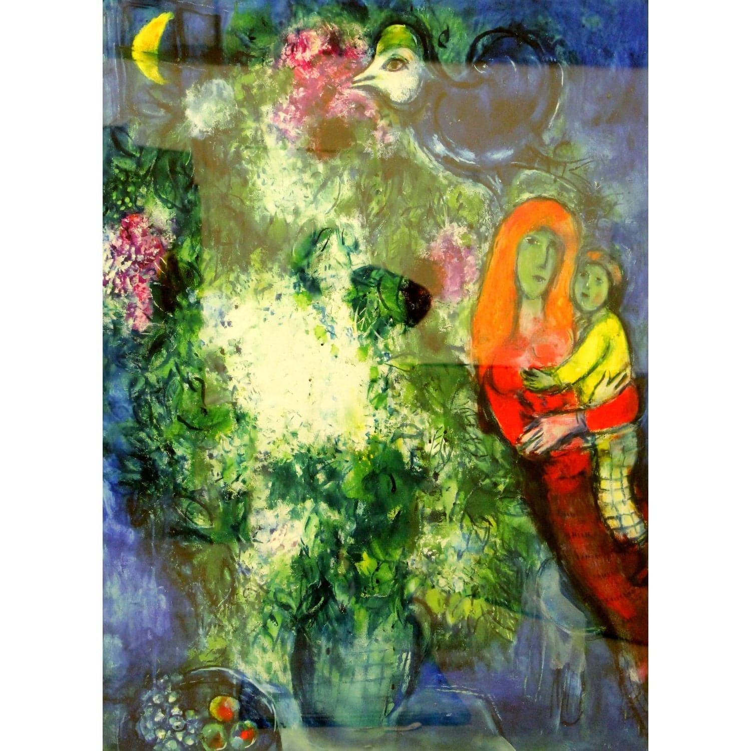 Gallery Framed Art Print 'La Mere et L'enfant' By Marc Chagall - Thumbnail 2