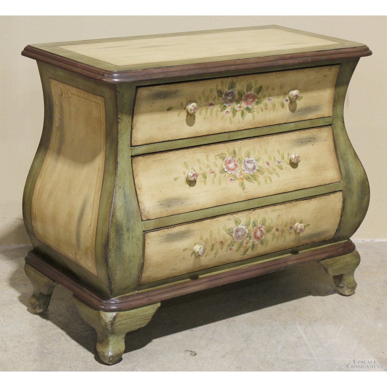 Handpainted Bombe Chest - Thumbnail 3