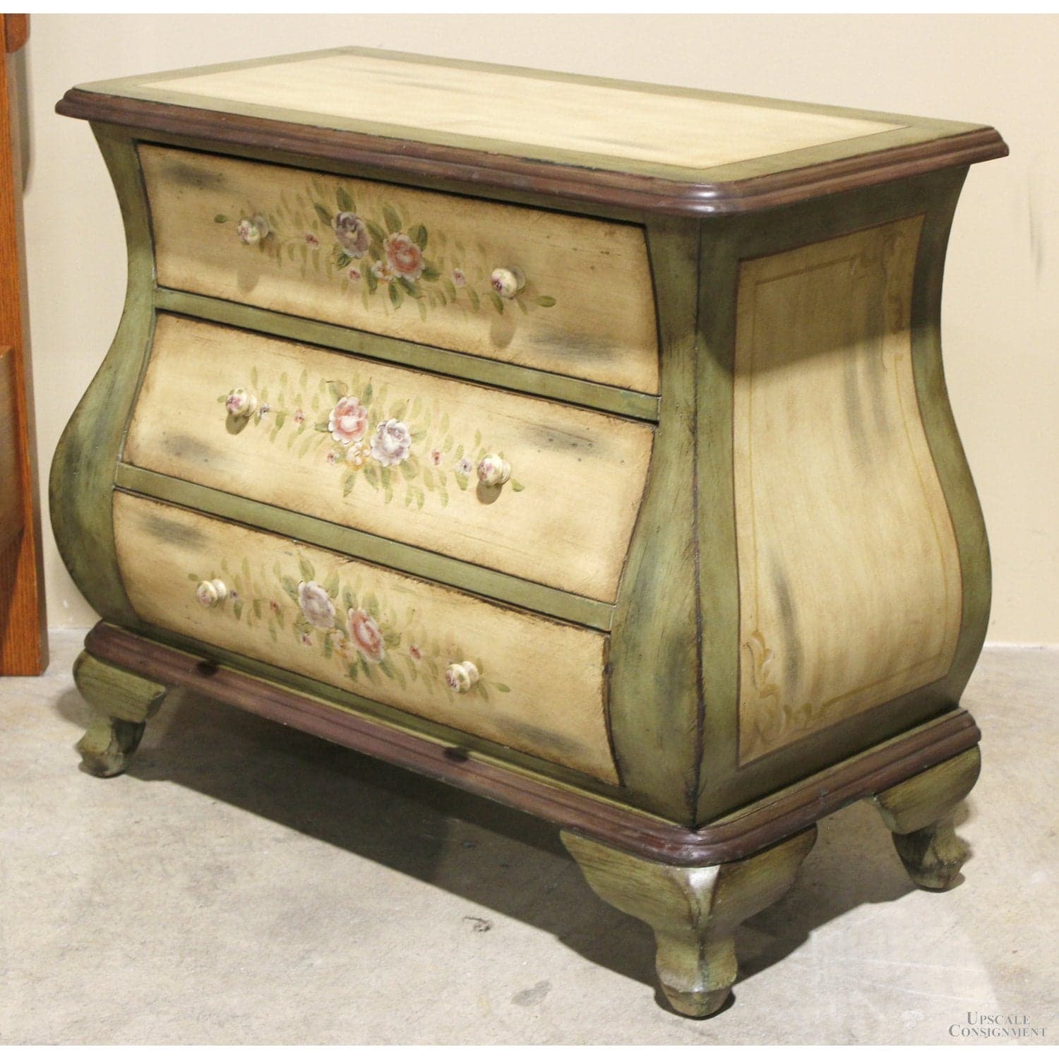 Handpainted Bombe Chest - Thumbnail 4