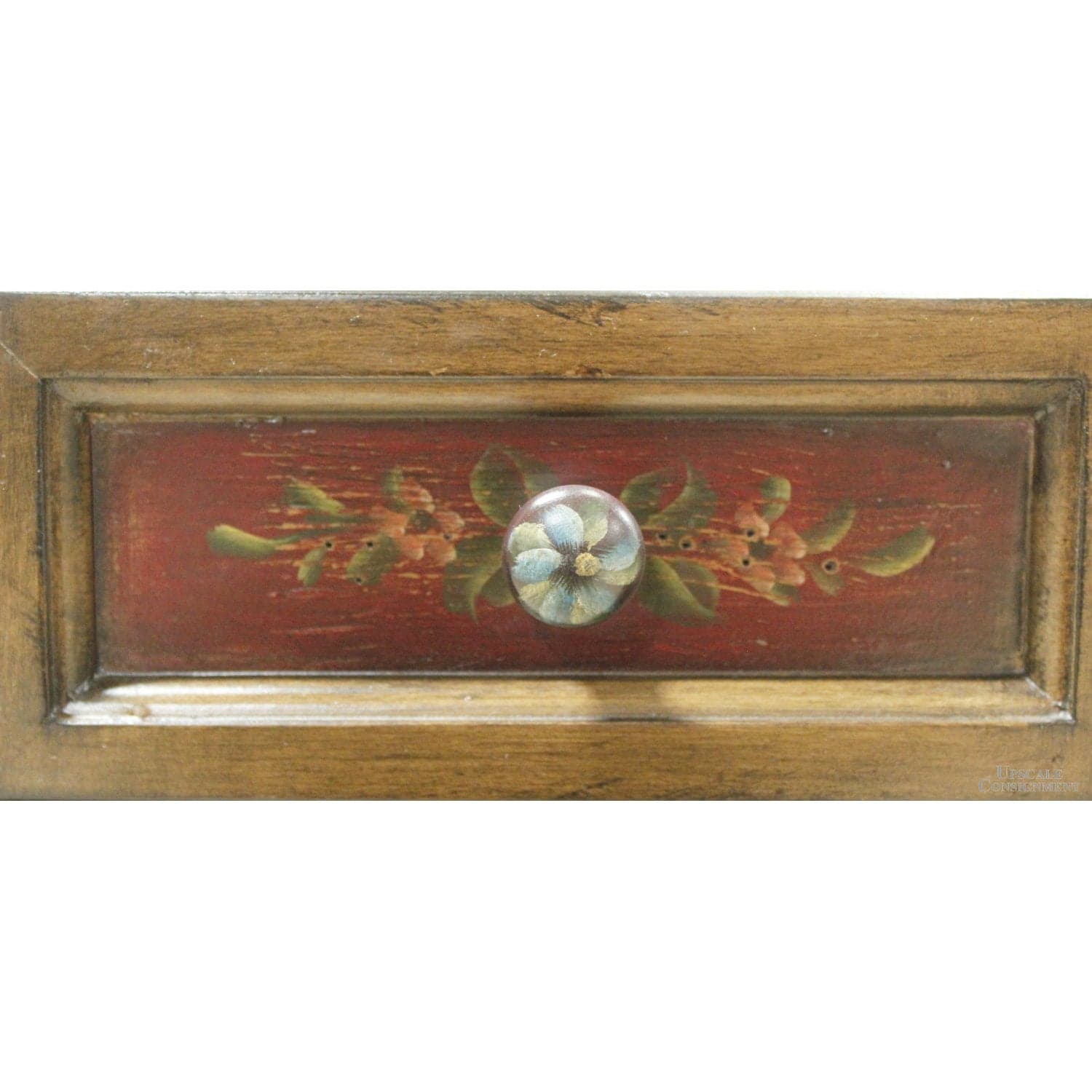 Handpainted Cabinet w/Columns - Thumbnail 6