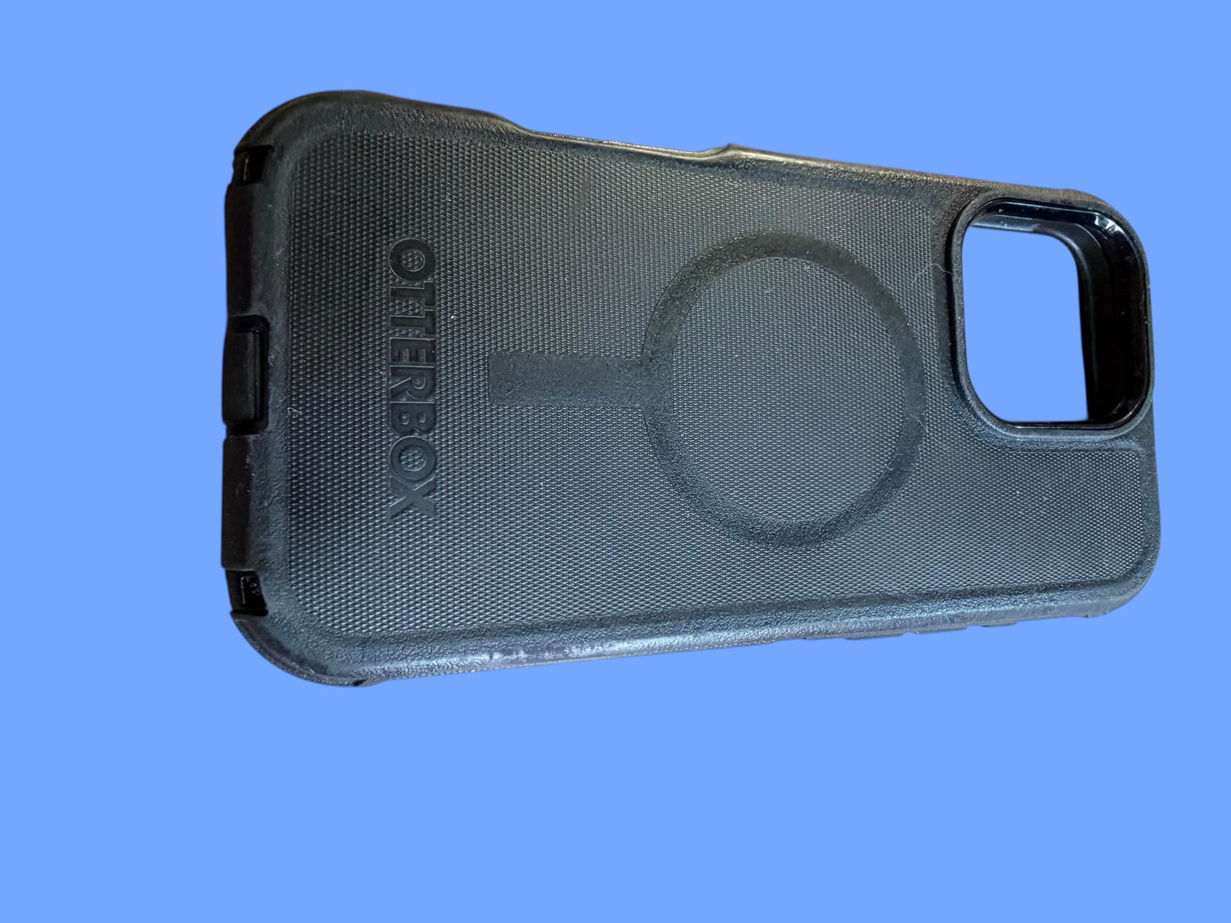 OtterBox Defender DROP+ MagSafe iPhone Case Black Rugged Military Grade Used - Thumbnail 2