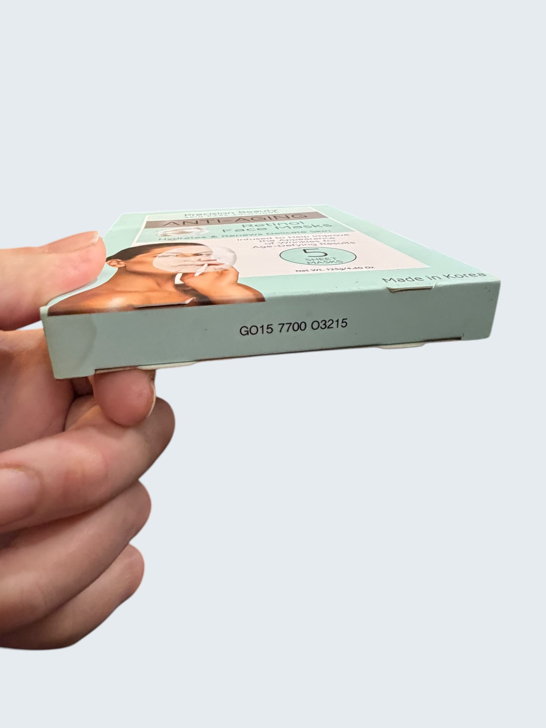 Precision Beauty Anti-Aging Retinol Sheet Face Masks 5ct Korean Skin Care - Thumbnail 3