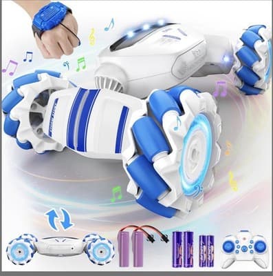 Loiley 2 In 1 Rc Car Gesture Control Off Road Stunt Vehicle For Kids - Image 1