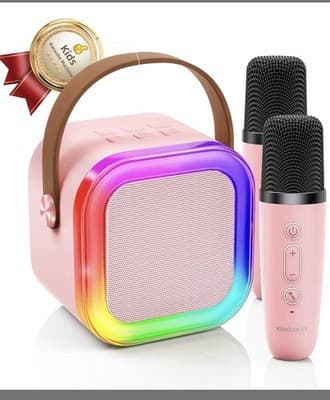 MINI KARAOKE MACHINE Kinglucky for children the best birthday gift 3-12years - Image 1