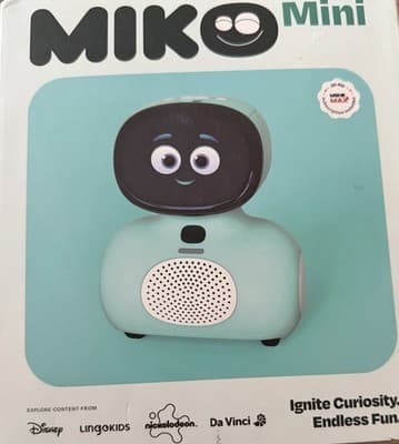 Miko Mini AI Robot Stem Education Toy for Kids, Light Blue - Image 1