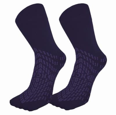 HCS XL Non-Slip Hospital Socks With Grips For Women & Men (1 Pair) - Image 1