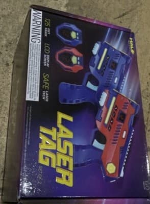 Halo Sport Laser Tag Set 2 Players LCD Display Vests & Blasters 125ft Range New - Thumbnail 2