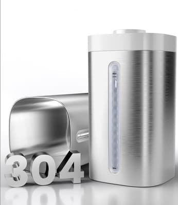 Stainless Steel Ultrasonic Humidifier Whisper Quiet Auto Shut Off Cool Mist New - Image 1