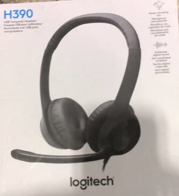 Logitech H390 Wired Headphones with Mic, USB-A Headset with Microphone for PC, N - Thumbnail 2