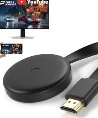 Koogold Wireless HDMI Display Dongle Adapter, 1080P/2.4G+5.8G, One-Click - Image 1