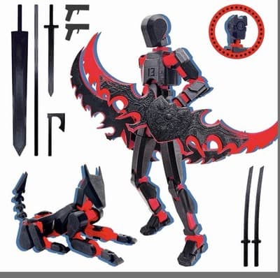 T13 3D Action Figure Set (Assembly Completed),Dummy Robot Titan 13 Action Figure - Image 1