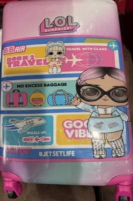 LOL Surprise Kids 19" Rolling Luggage Children's Travel Suitcase - Image 1