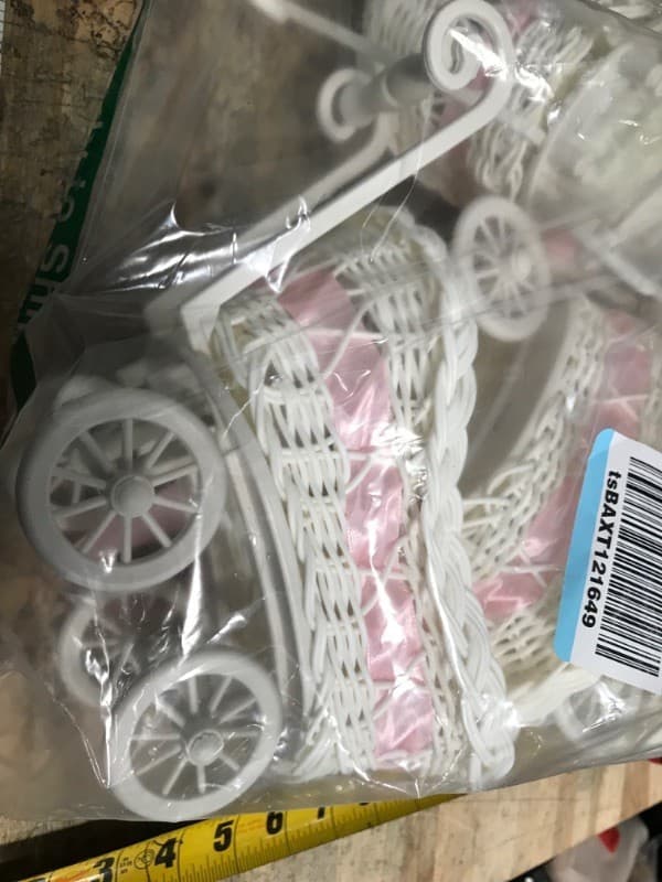 WICKER DOLL STROLLERS 4 CT - Image 1