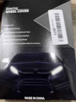 Car Steering Wheel Cover Microfiber Leather Stitch Wheel Wrap Fit For Honda - Thumbnail 2