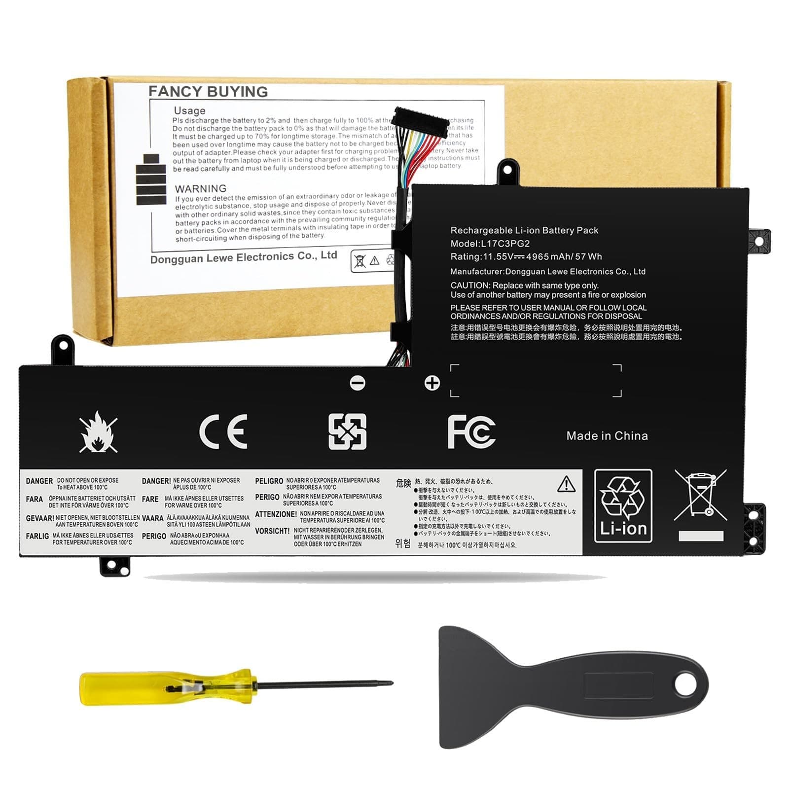 L17M3PG2 Laptop Battery for Lenovo Legion - Image 1