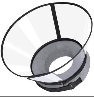 Sponge Core Dog Cone, Inflatable Dog Cone Collar Alternative, - Image 1
