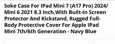 Soke Case For IPad Mini 7 - Thumbnail 3