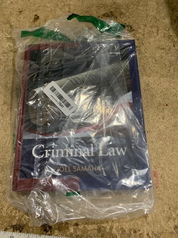 Mindtap Course List Ser.: Criminal Law by Joel Samaha (2016, Hardcover) - Image 1