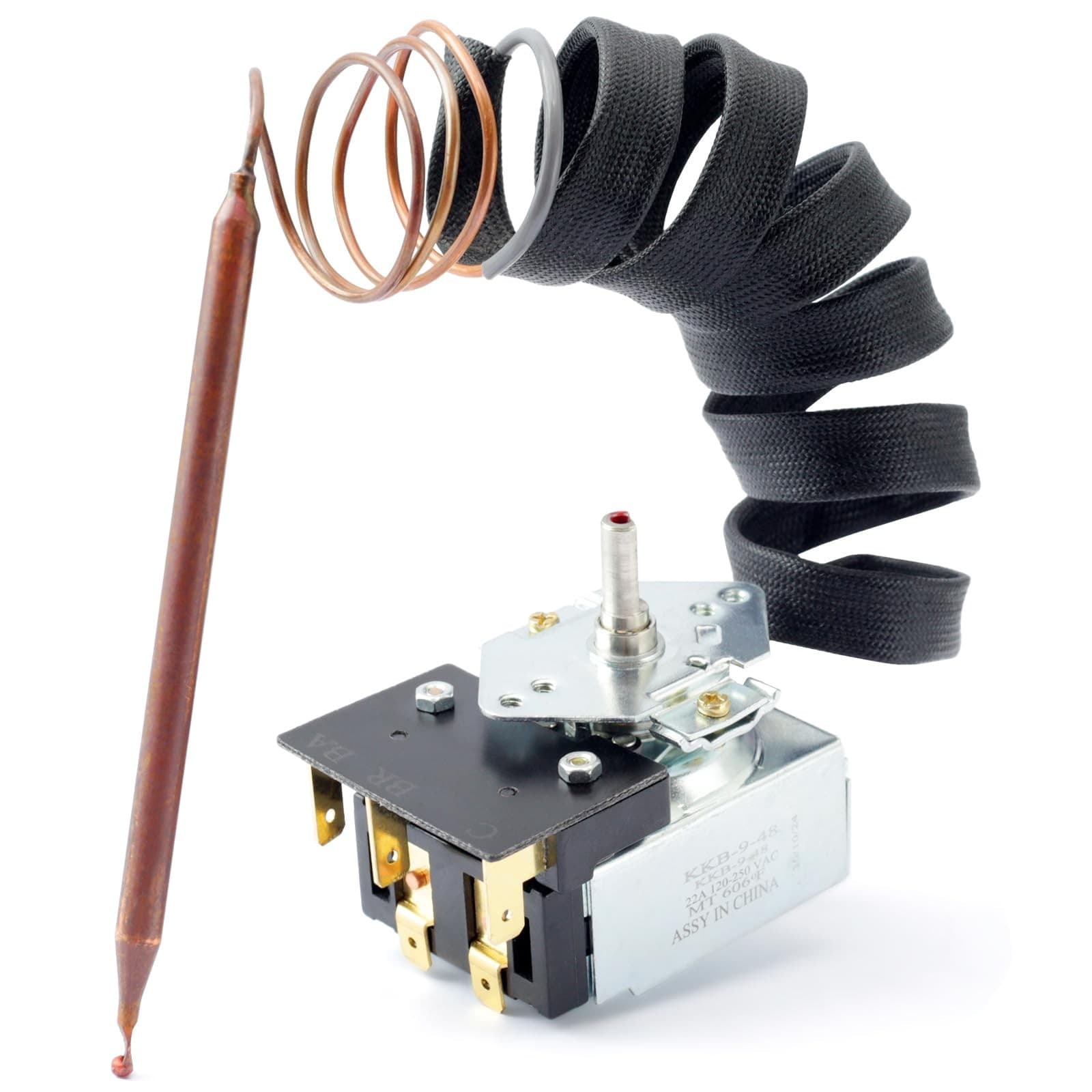 YUXIVCNE PB010036 Thermostat Fryer Bake Broil Part KKB-9-48 Replacement - Image 1