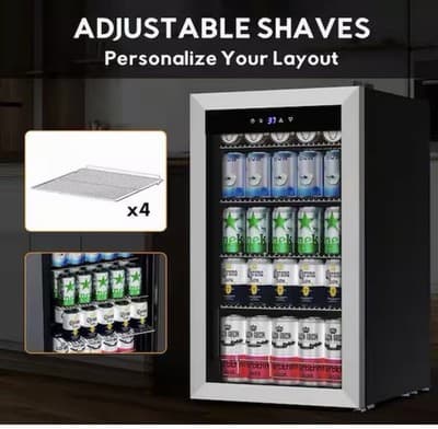 Tylza Beverage Refrigerator - Thumbnail 2