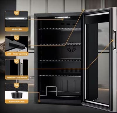 Tylza Beverage Refrigerator - Thumbnail 6