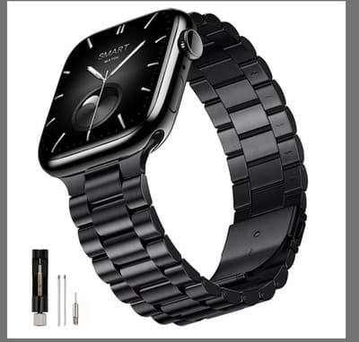 SUNFWR Compatible with Apple Watch Band 44mm 45mm 42mm 46mm 49mm for Men Women - Image 1