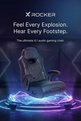 X Rocker Pro Series H3 4.1 Audio Gaming Chair - Black (5125901) - Image 1