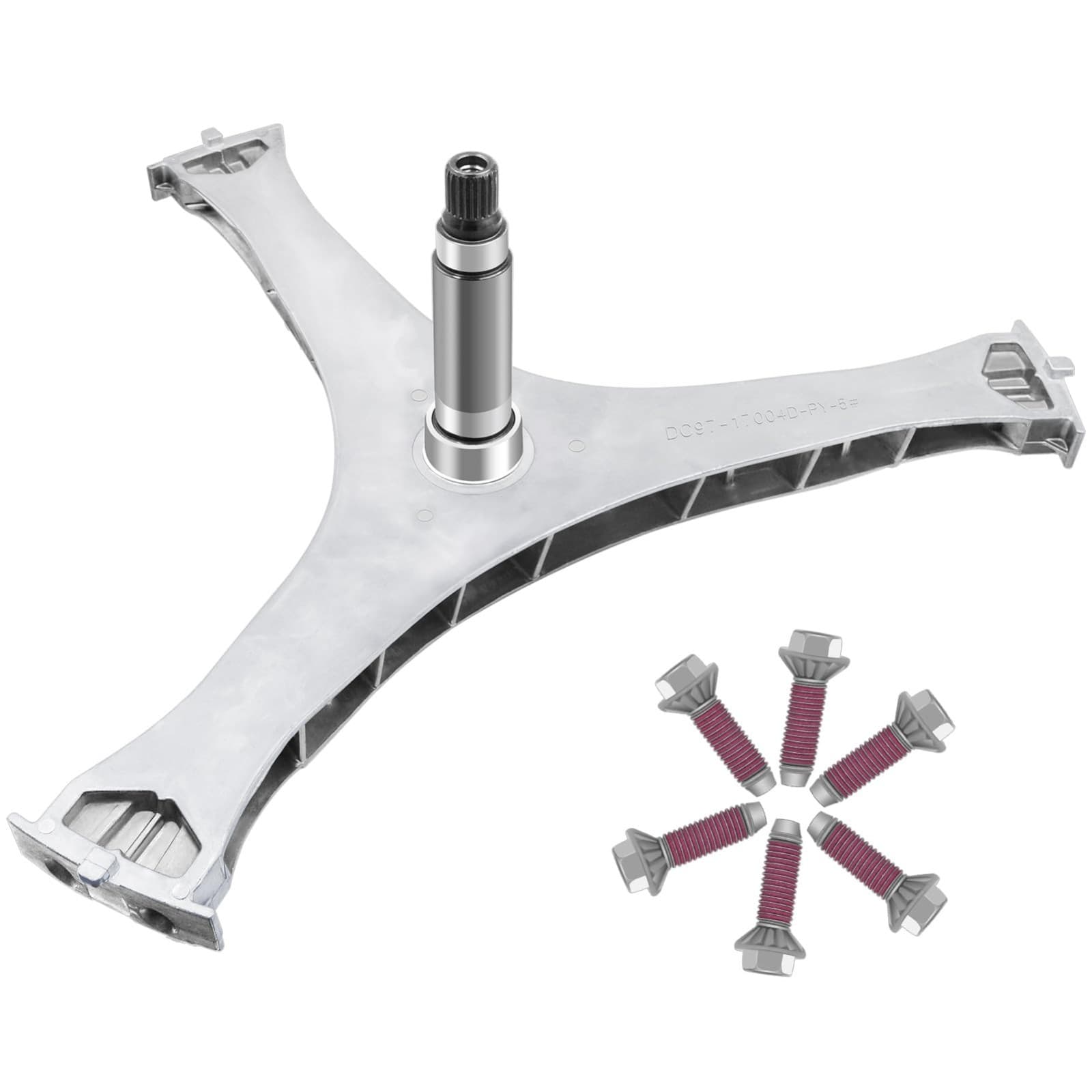 DC97-17004B Washer Flange Shaft Assembly Compatible with Samsung Washing Machine - Image 1