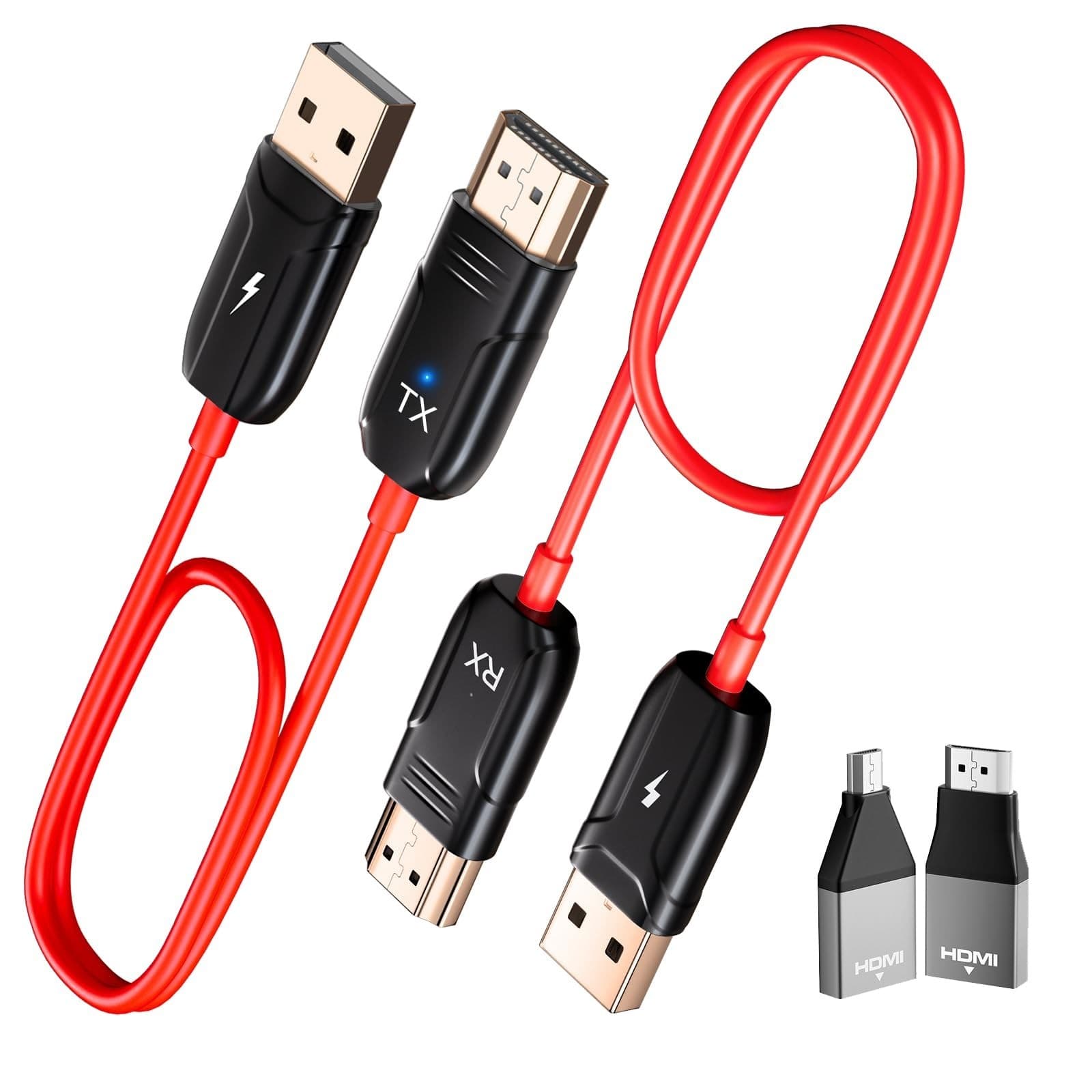 ***MISSING SMALLER ADAPTER PIECE*** INVERSE NET Wireless HDMI Transmitter and Re - Image 1