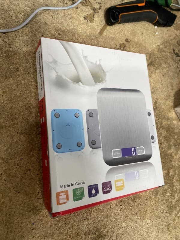 Food Scale For Kitchen - Stainless Steel Kitchen Scale, 100% waterproof, Batteri - Thumbnail 2